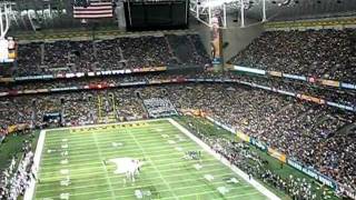 2011 ALAMO BOWL GAME  pan view from my seat in the Alamodome  Thurs 122911 [upl. by Oicaro]