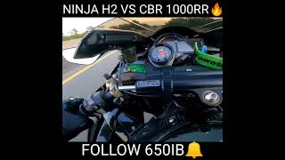 ninja h2 vs cbr 1000rr fireblade 🔥shorts motovlog zx10r ninjah2 [upl. by Abih117]