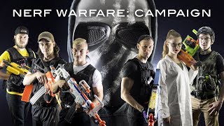 Nerf Warfare Campaign  Full Movie Nerf First Person Shooter Film [upl. by Leahcimrej]