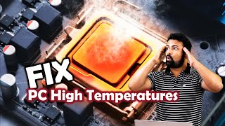 FIX Your PC High Temperatures  Fix Overheating CPUGPU When Gaming [upl. by Aenel279]