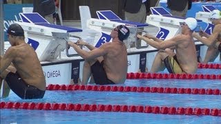 Swimming Mens 100m Backstroke Semifinals Replay  London 2012 Olympic Games [upl. by Brufsky]