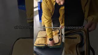 Flying on Ryanair and using their ACTUAL luggage gauge New Equator X 20L cabin backpack shorts [upl. by Farris]