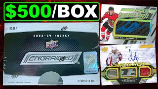 RETURNS AFTER 4 YEARS  202324 Upper Deck Engrained Hockey Hobby Box Break [upl. by Oiramed]