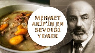 MEHMET AKİFİN EN SEVDİĞİ YEMEK BADEMLİ TAVUK ÇORBASI  SARAY USÛLÜ [upl. by Ynffit845]