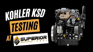 Kohler KSD Testing at Superior Diesel [upl. by Gilbertine874]