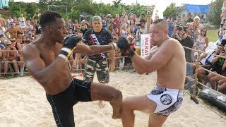 BLACK PANTHER vs RUGBY PLAYER MONSTER MMA  1 vs 2 [upl. by Tegdig]