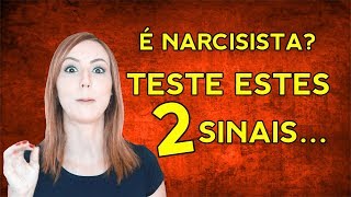 NARCISISTA faça o TESTE  2 sinais de narcisismo [upl. by Aduh]