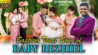 New Konkani Baptism Toast Song 2024  Baby Rezhiel  By Clevent Colaco [upl. by Eiliak]