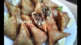 Samosa Recipe  How to Make Kenyan Samosas Part 1Jikoni Magic [upl. by Alis497]