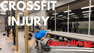 My First CrossFit Injury  Front Squat PR Gone Wrong [upl. by Howzell]