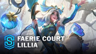 Faerie Court Lillia Skin Spotlight  League of Legends [upl. by Ixel]