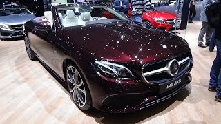 2018 MercedesBenz E 400 4Matic Cabrio Pebble Beach  Exterior and Interior  Geneva Motor Show 2017 [upl. by Latt]