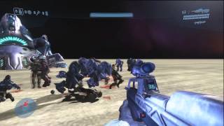 Halo 3 Covenant Invasion Ai Battle [upl. by Nerha]