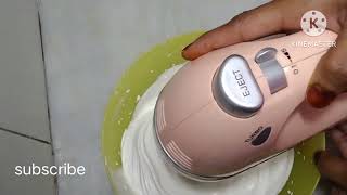 How to make Whipped Cream from Low fat Cream  How to whip creamvideo [upl. by Ardelia]