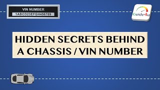 Hidden Secrets Behind a Chassis  VIN Number  How to read a Chassis number [upl. by Necaj]