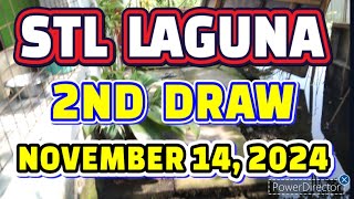 STL LAGUNA RESULT TODAY 2ND DRAW NOVEMBER 14 2024 4PM  THURSDAY [upl. by Wiener]