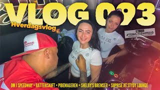 VLOG 93 DM i Speedway Batteri skift Pibemageren Shelbys Bremser Study Suprise teamloudnproud [upl. by Ikila]