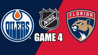 STANLEY CUP FINAL  Edmonton Oilers vs Florida Panthers GAME 4 wSuperbman  NHL PLAYOFFS [upl. by Carolan867]