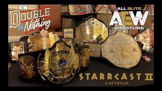 AEW ALL ELITE WRESTLING Double or Nothing PPV amp Starrcast 2 Las Vegas Convention VLOG Review Part 1 [upl. by Nywles]