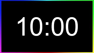 Minuteur 10min ALARME🚨 Compte à Rebours 10 Minutes Minuterie 10 MinutesDécompte 10min [upl. by Orgel]