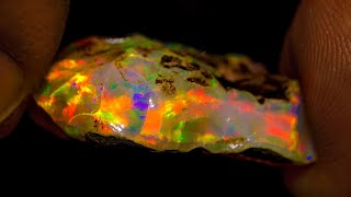 Uncut Crystal Gem Opal — or so I thought [upl. by Sucram]