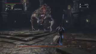 Bloodborne Boss Fight How To Solo The Bloodletting Beast in The Lower Pthumeru Chalice [upl. by Nirej]