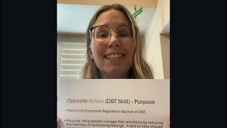 Opposite Action DBT Dialectical Behavioral Thearpy Skill  helps with anxiety [upl. by Thorin]