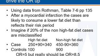 MPH525Chap2Misclassification [upl. by Verna215]