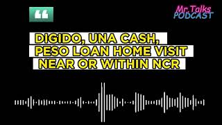 DIGIDO UNA CASH PESO LOAN HOME VISIT NEAR OR WITHIN NCR [upl. by Mortimer]