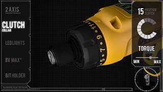 DEWALT Gyroscopic Screwdriver  The innovative technology [upl. by Yekcor]