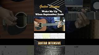 Wake Me Up When September Ends  Green Day  EASY Guitar Lessons for Beginners [upl. by Lambrecht969]