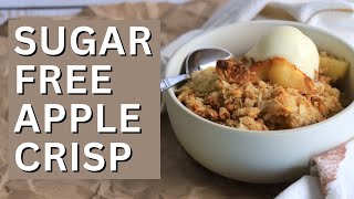 Sugar Free Apple Crisp Recipe  Low Carb Recipe [upl. by Arathorn]