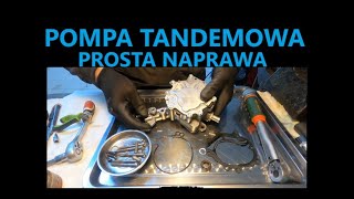 TDINAPRAWA POMPY TANDEMOWEJ TDI  TANDEM PUMP REPAIR [upl. by Dyrraj79]