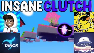 The Most INSANE Pearl Clutches Roblox Bedwars [upl. by Plath]