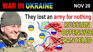 20 Nov BRUTAL DEFEAT Russians ARREST ALL GENERALS Siversk Offensive Ended  War in Ukraine [upl. by Enahc]