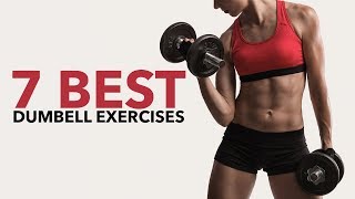 7 Best Dumbbell Exercises for Women FULL BODY WORKOUT [upl. by Smeaj]