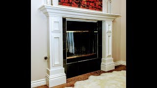 HOW TO BUILD A CUSTOM FIREPLACE MANTEL [upl. by Brittaney]