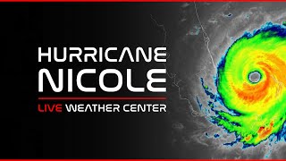 Hurricane Nicole  KSC Weather Station LIVE [upl. by Iredale]