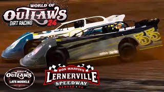 Super Late Model Series Playoffs at Lernerville Speedway  World of Outlaws Dirt Racing 24 [upl. by Sama]