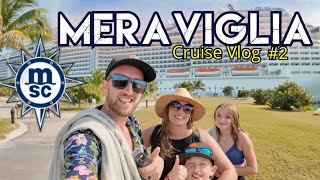 MSC MeravigliaCruise Vlog 2Port Canaveral and Sea Days [upl. by Allicirp303]