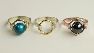 Flat Wire Jump Ring Bead Rings Tutorial [upl. by Oironoh]