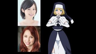 Anime Voice Comparison Iris Fire Force [upl. by Noyes264]