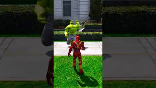 GTA V Hulk ko pakad lia bhoot shorts gta5 gta hulk ironman funnyvideos marvel shortsfeed [upl. by Ardnnek585]