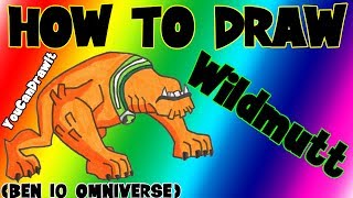 How To Draw Wildmutt from Ben 10 Omniverse ✎ YouCanDrawIt ツ 1080p HD [upl. by Acirne]