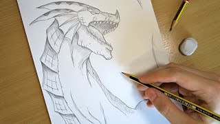 How to Draw Igneel  Fairy Tail  Epic Anime Dragon Drawing Tutorial 🔥🐉🔥 [upl. by Lehsreh]