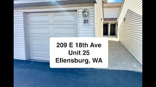 209 E 18th Ave 25 Ellensburg Washington [upl. by Imoan]