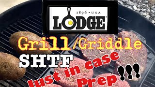 How Good Is The Lodge Cast Iron GrillGriddle griddlecooking [upl. by Llezom]