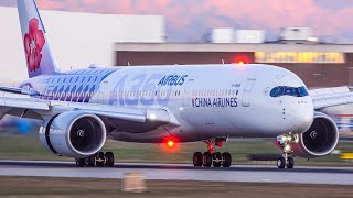 Breathtaking Golden Hour Specials  Plane Spotting at Vancouver YVR [upl. by Theressa]