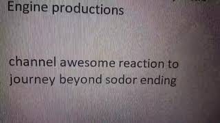 Everyones reaction to the Journey Beyond Sodor ending dedicated to My little engine productions [upl. by Medor]