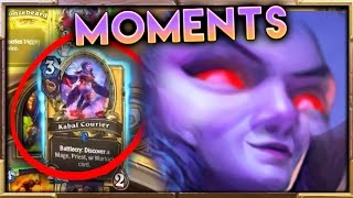 Best Moments of Kabal Courier  Hearthstone [upl. by Eidua]